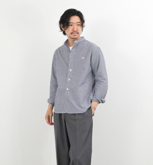 NOLLEY'S goodman「【DANTON/ダントン】DT-B0280OXP BAND COLLAR SHIRT LS 26SS」|シャツ・ブラウス|