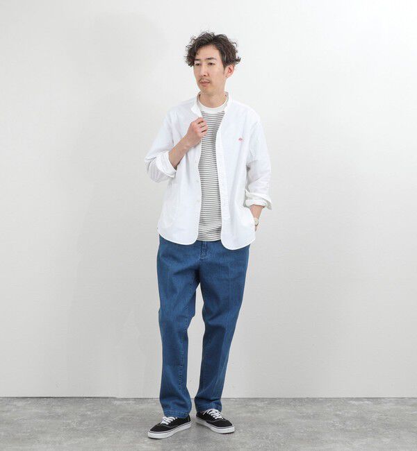 NOLLEY'S goodman「【DANTON/ダントン】DT-B0280SOX BAND COLLAR SHIRT LS 26SS」|シャツ・ブラウス|