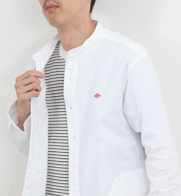 NOLLEY'S goodman「【DANTON/ダントン】DT-B0280SOX BAND COLLAR SHIRT LS 26SS」|シャツ・ブラウス|