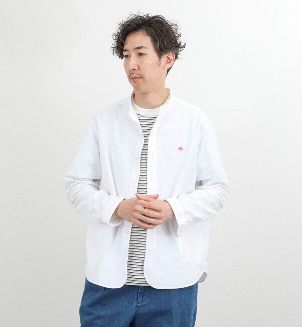 NOLLEY'S goodman「【DANTON/ダントン】DT-B0280SOX BAND COLLAR SHIRT LS 26SS」|シャツ・ブラウス|