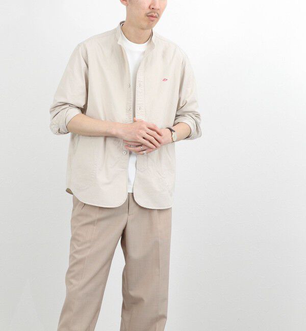 NOLLEY'S goodman「【DANTON/ダントン】DT-B0280SOX BAND COLLAR SHIRT LS 26SS」|シャツ・ブラウス|