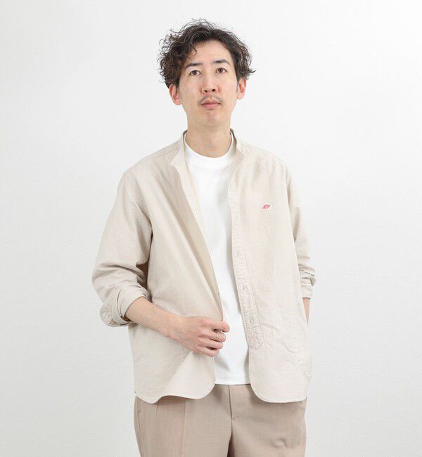 NOLLEY'S goodman「【DANTON/ダントン】DT-B0280SOX BAND COLLAR SHIRT LS 26SS」|シャツ・ブラウス|