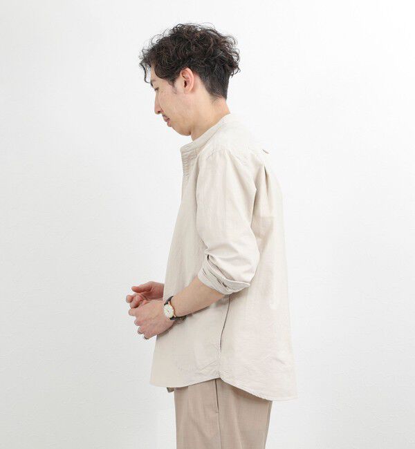 NOLLEY'S goodman「【DANTON/ダントン】DT-B0280SOX BAND COLLAR SHIRT LS 26SS」|シャツ・ブラウス|
