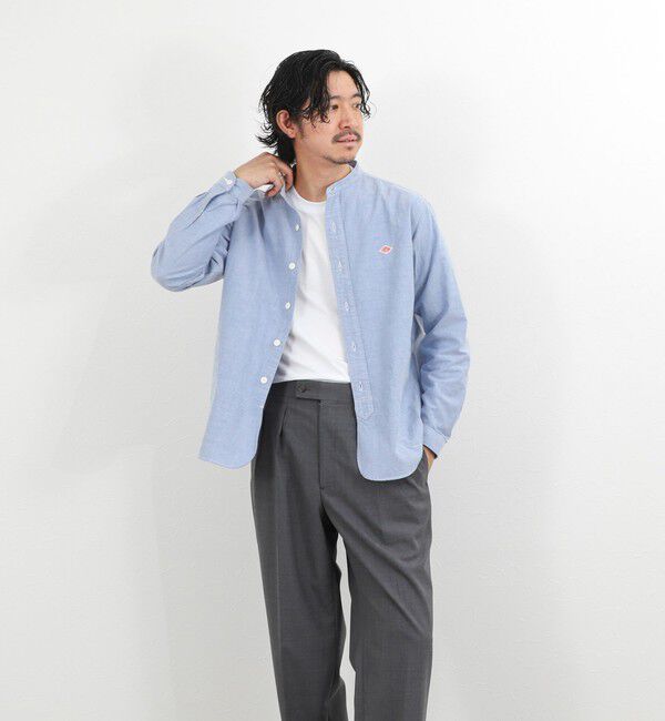 NOLLEY'S goodman「【DANTON/ダントン】DT-B0280SOX BAND COLLAR SHIRT LS 26SS」|シャツ・ブラウス|