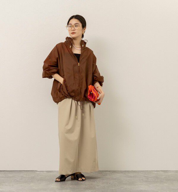 MAQWEL「《セットアップ対応》【MAQWEL/マクウェル】ウォッシャブルシアーブルゾン」|ブルゾン・スタジャン|