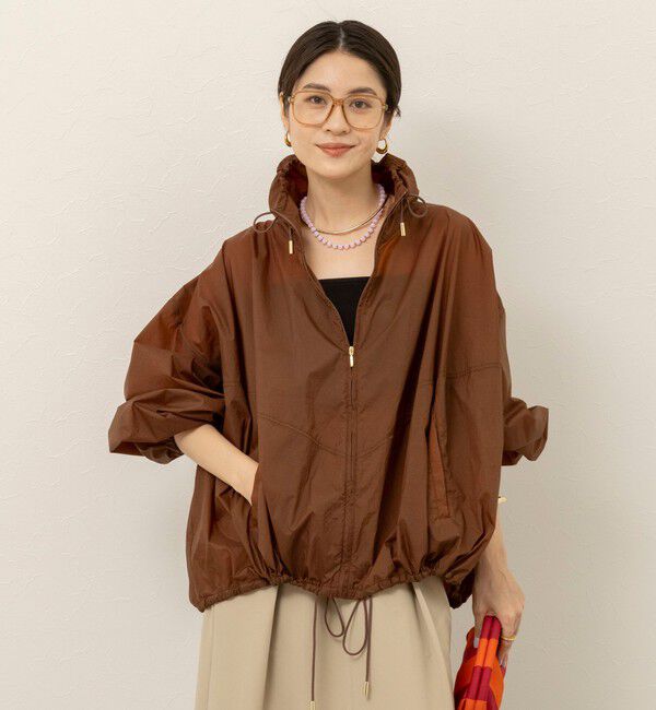 MAQWEL「《セットアップ対応》【MAQWEL/マクウェル】ウォッシャブルシアーブルゾン」|ブルゾン・スタジャン|