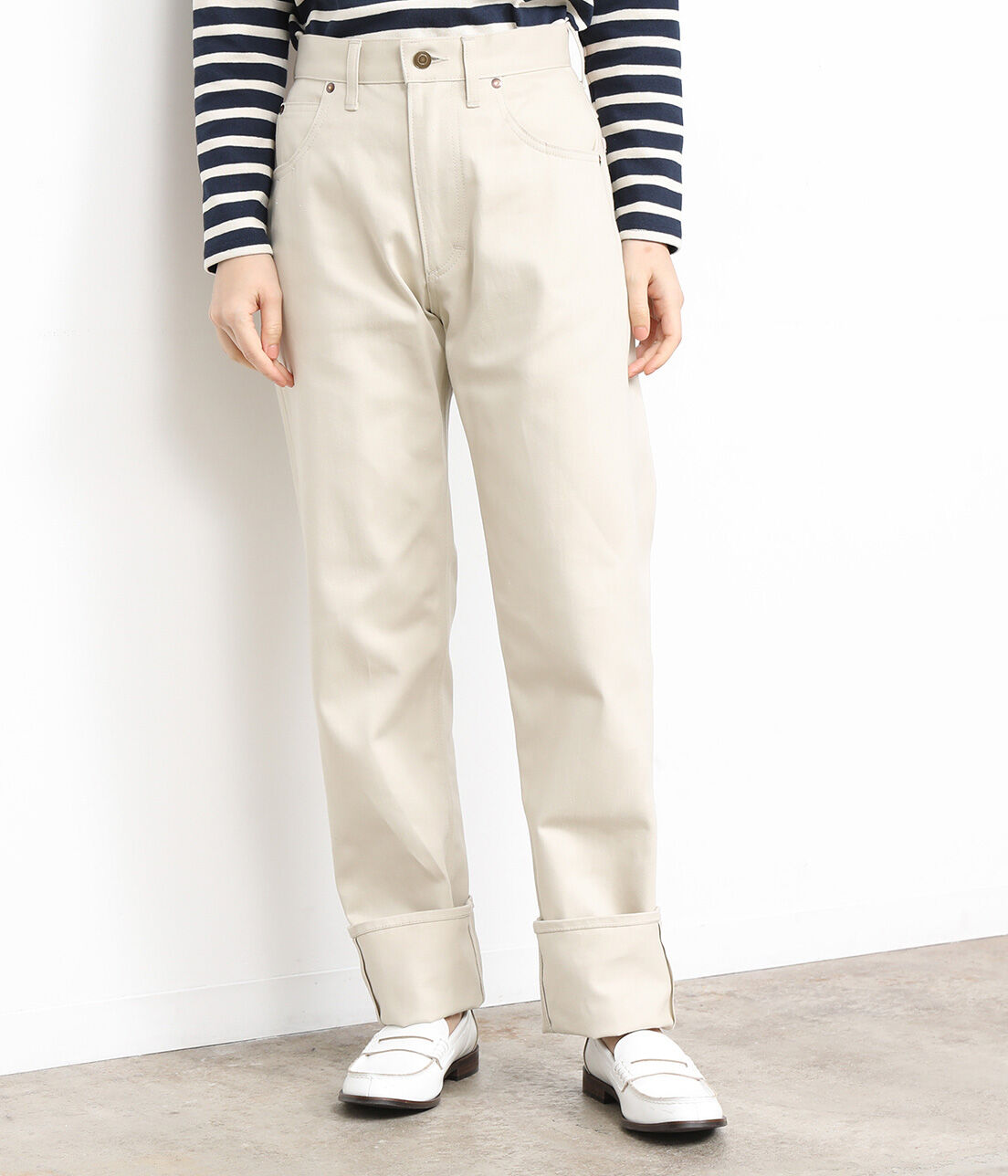 SALON adam et rope'「【ANATOMICA/アナトミカ】618MARILYN II（13oz）」|デニム|ホワイト系(11)