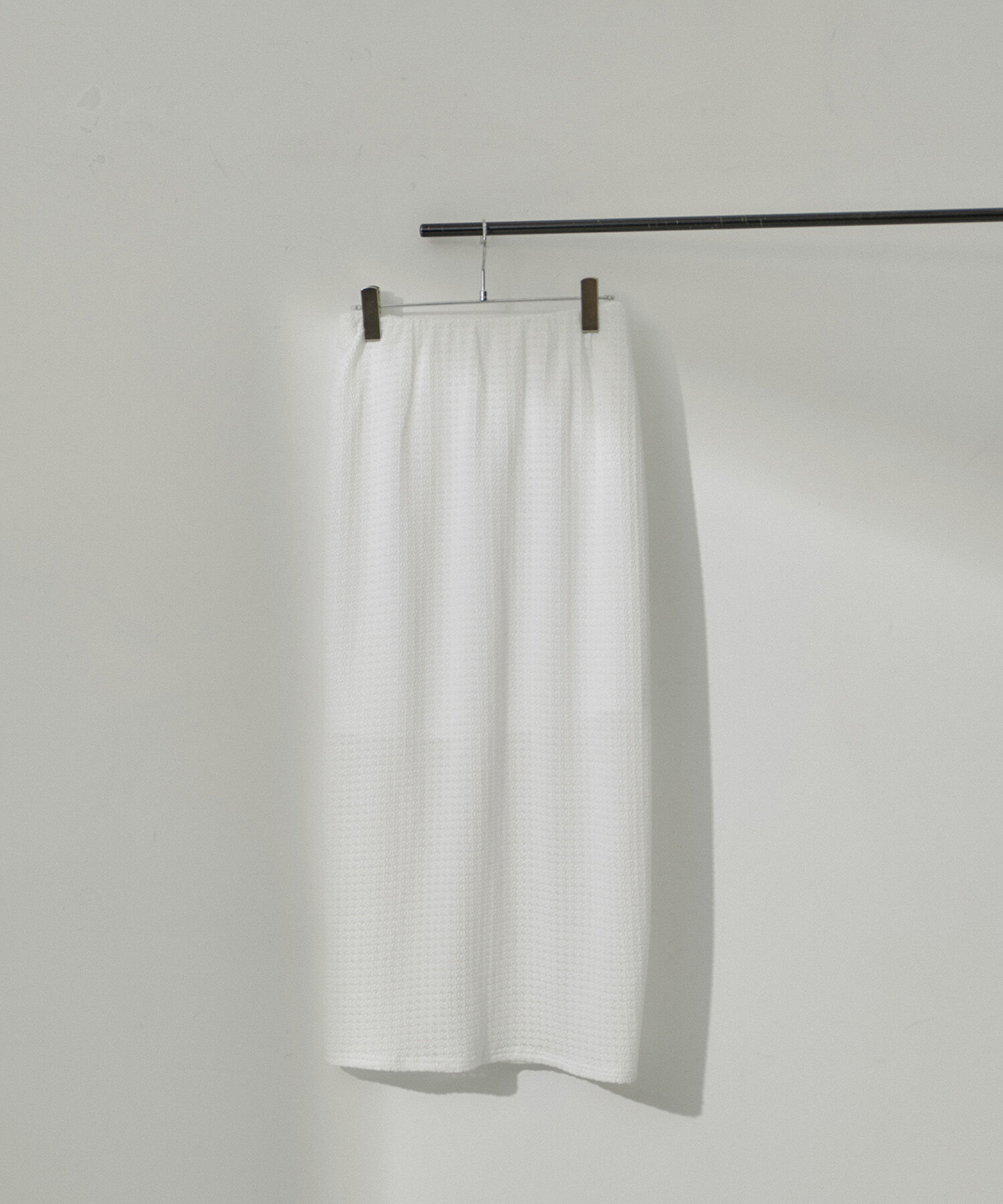 SALON adam et rope'「KINANシャーリングジャガードタイトスカート【セットアップ対応・洗える】」|スカート|