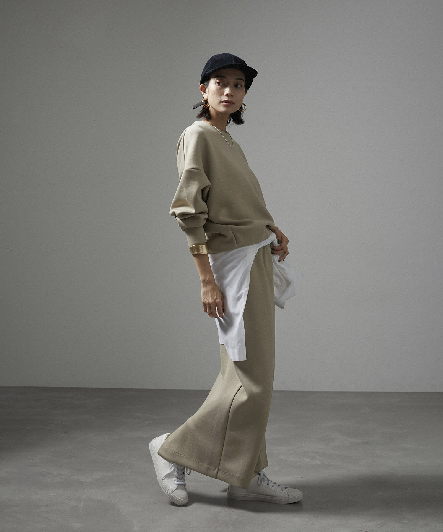 SALON adam et rope'「【セットアップ対応】コンフィーナロースカート」|スカート|