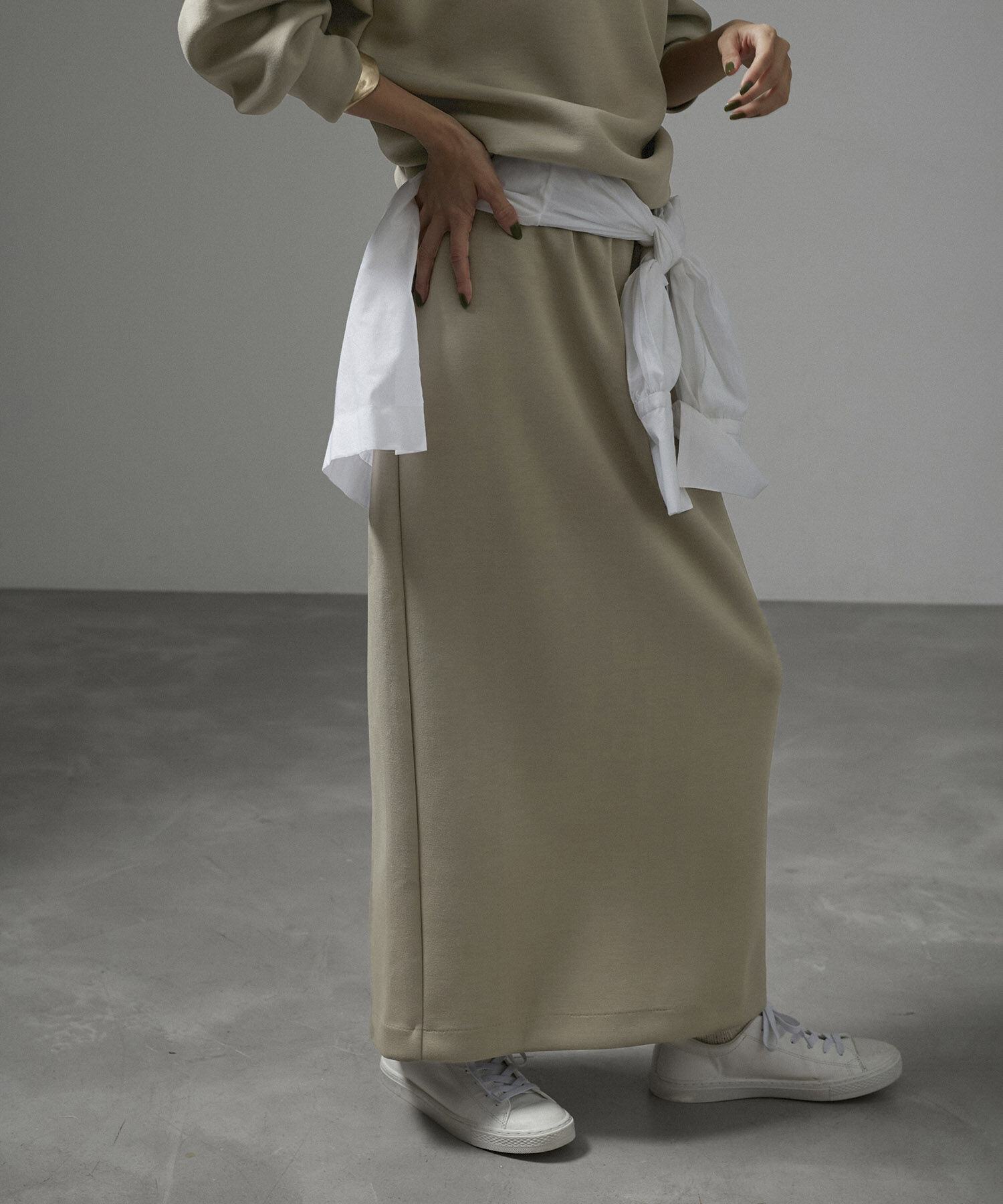 SALON adam et rope'「【セットアップ対応】コンフィーナロースカート」|スカート|