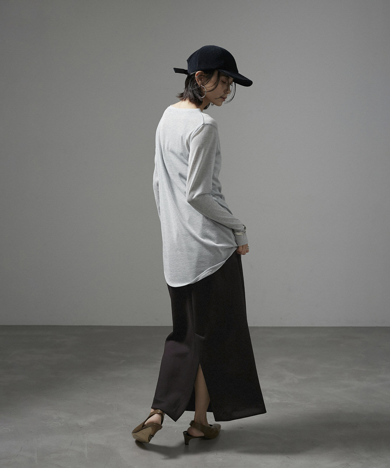 SALON adam et rope'「【セットアップ対応】コンフィーナロースカート」|スカート|