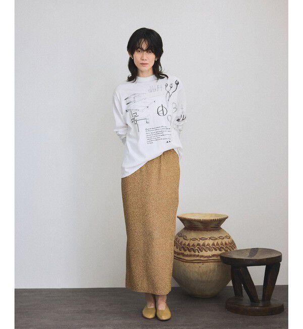 SALON adam et rope'「シャイニージャカードナロースカート」|スカート|