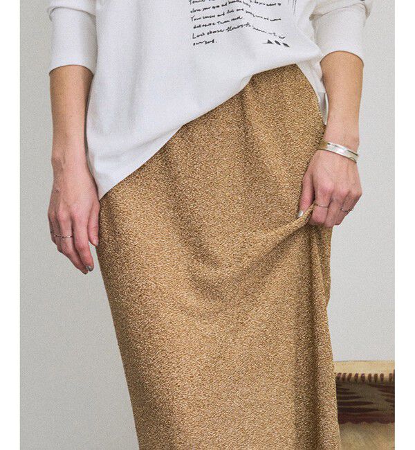 SALON adam et rope'「シャイニージャカードナロースカート」|スカート|