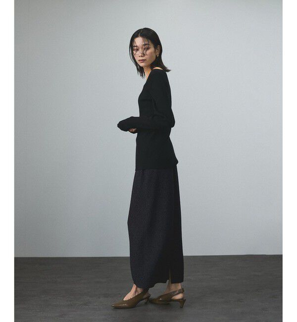 SALON adam et rope'「シャイニージャカードナロースカート」|スカート|