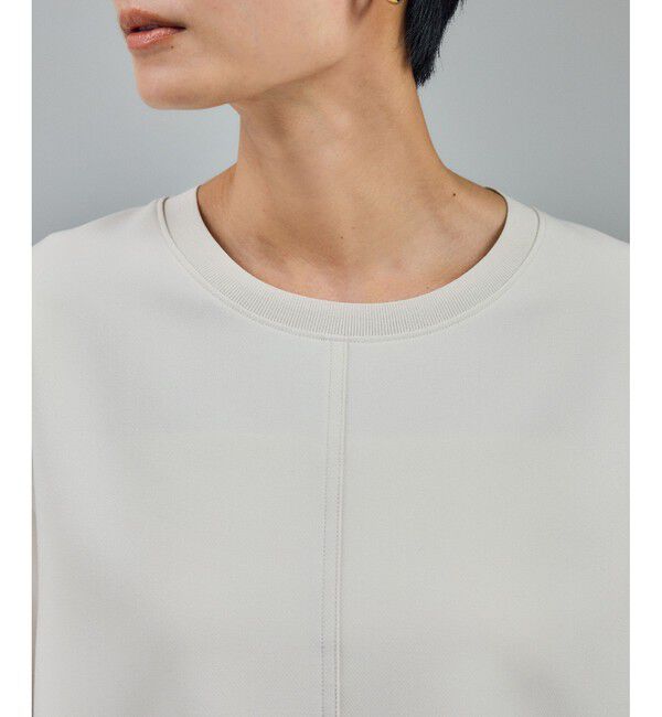 SALON adam et rope'「ダブルクロスロングTシャツブラウス / セットアップ対応」|シャツ・ブラウス|