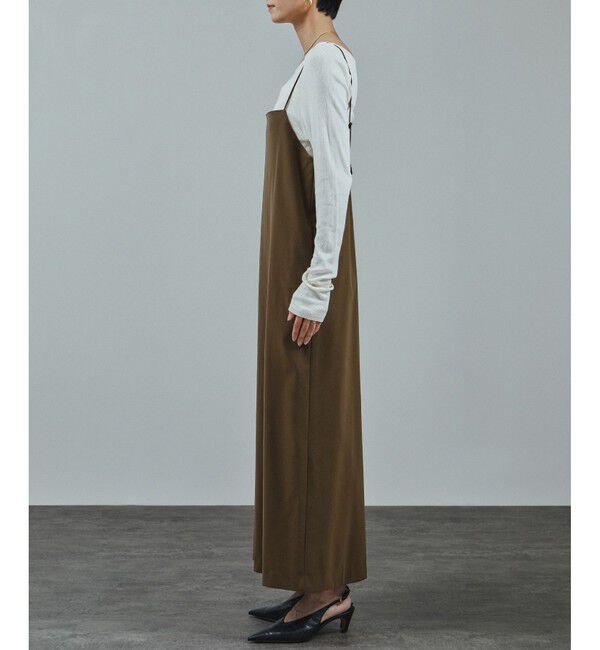 SALON adam et rope'「パールレザーライクキャミワンピース」|ワンピース|