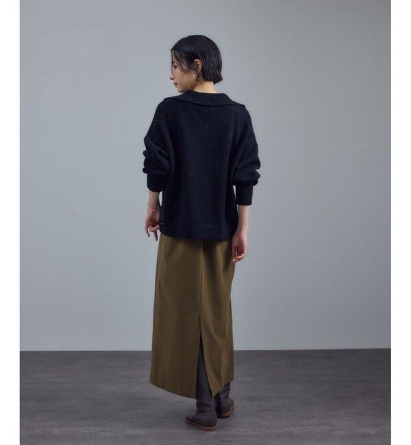 SALON adam et rope'「パールレザーライクキャミワンピース」|ワンピース|