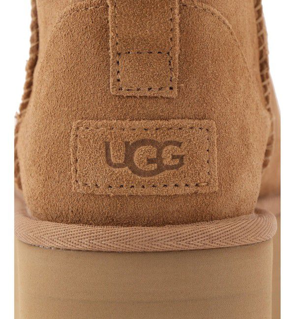 SALON adam et rope'「【UGG(アグ)】クラシック ウルトラ ミニ プラットフォーム」|ロングブーツ|