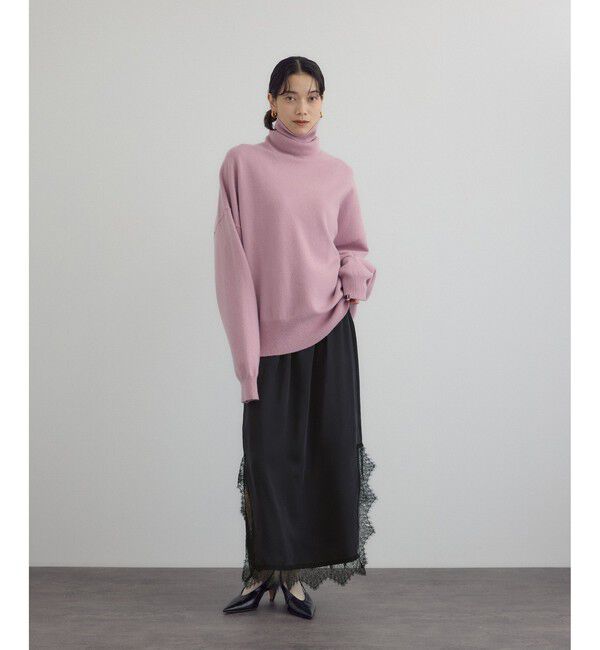 SALON adam et rope'「フレンチレースパネルスカート」|スカート|