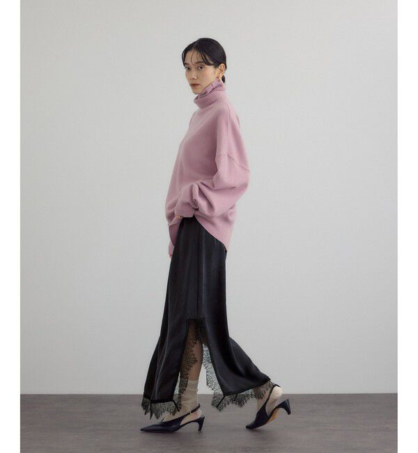 SALON adam et rope'「フレンチレースパネルスカート」|スカート|