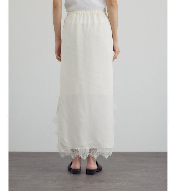 SALON adam et rope'「フレンチレースパネルスカート」|スカート|