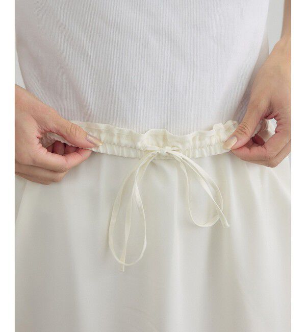 SALON adam et rope'「フレンチレースパネルスカート」|スカート|