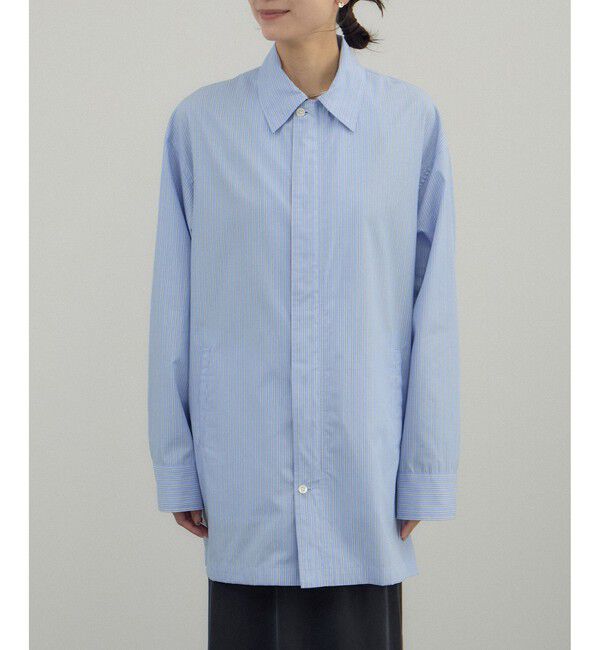 SALON adam et rope'「【Americana（アメリカーナ） for SALON】ダブルジップストライプシャツジャケット」|その他|