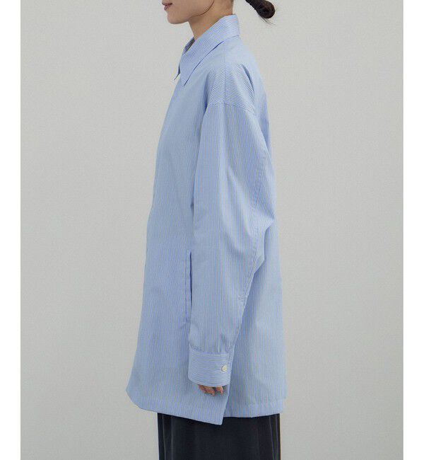 SALON adam et rope'「【Americana（アメリカーナ） for SALON】ダブルジップストライプシャツジャケット」|その他|