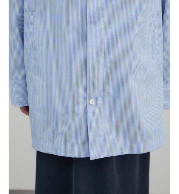 SALON adam et rope'「【Americana（アメリカーナ） for SALON】ダブルジップストライプシャツジャケット」|その他|