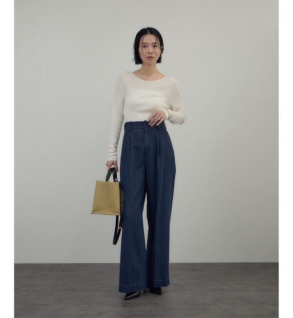 SALON adam et rope'「デニムSTYLE UP TACK PANTS」|デニム|