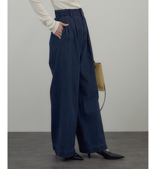 SALON adam et rope'「デニムSTYLE UP TACK PANTS」|デニム|