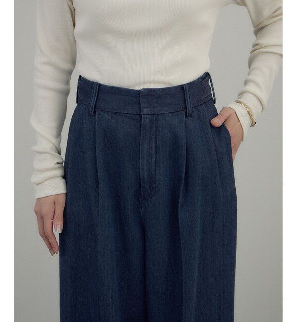 SALON adam et rope'「デニムSTYLE UP TACK PANTS」|デニム|