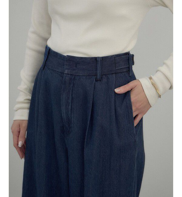 SALON adam et rope'「デニムSTYLE UP TACK PANTS」|デニム|
