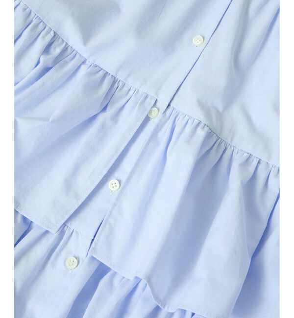 SALON adam et rope'「【WEB限定】フリルギャザーブラウス」|シャツ・ブラウス|