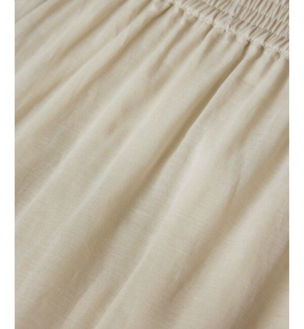 SALON adam et rope'「【WEB限定】コットンオーガンジーギャザースカート」|スカート|