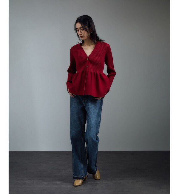 SALON adam et rope'「COTTON USAセミフレアデニム 4」|デニム|