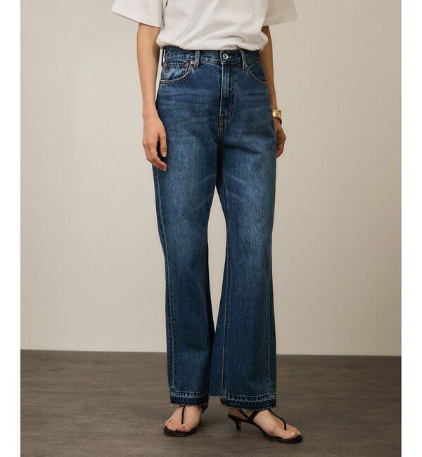 SALON adam et rope'「COTTON USAセミフレアデニム 4」|デニム|