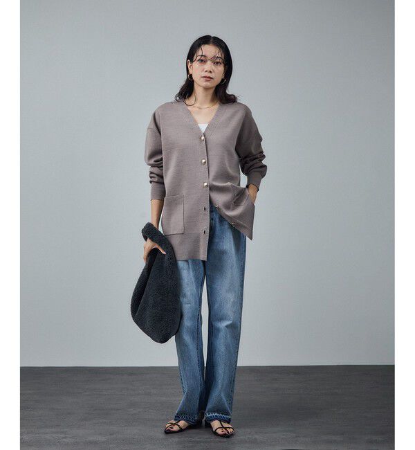 SALON adam et rope'「COTTON USAセミフレアデニム 4」|デニム|