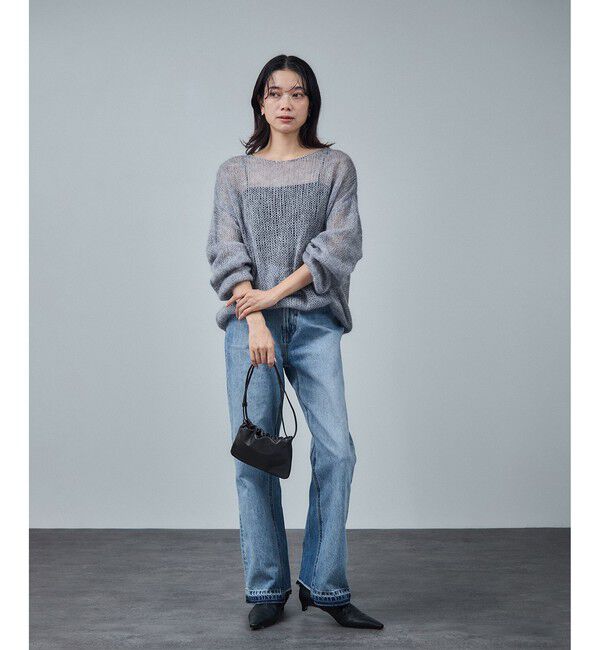 SALON adam et rope'「COTTON USAセミフレアデニム 4」|デニム|