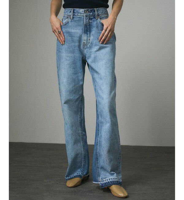 SALON adam et rope'「COTTON USAセミフレアデニム 4」|デニム|