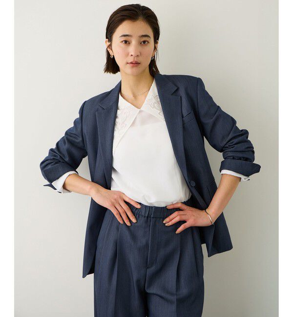 ROPE「レースカラープルオーバーブラウス」|シャツ・ブラウス|