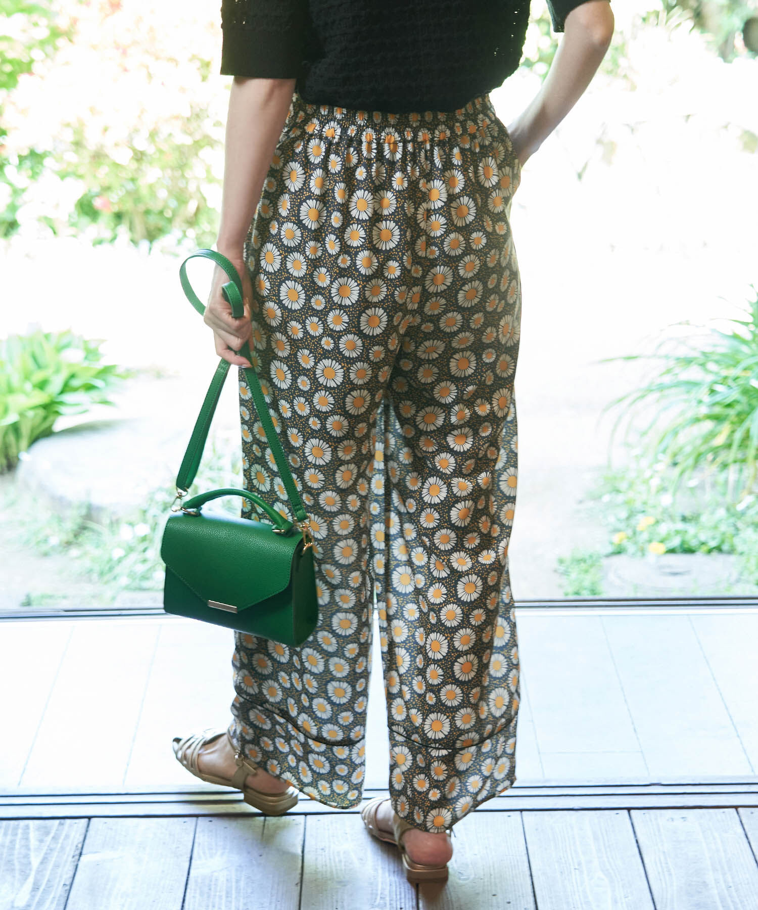 Rope&rsquo;Picnic「アデリアレトロ&times;ROPE' PICNIC/レトロ柄パンツ」|その他|