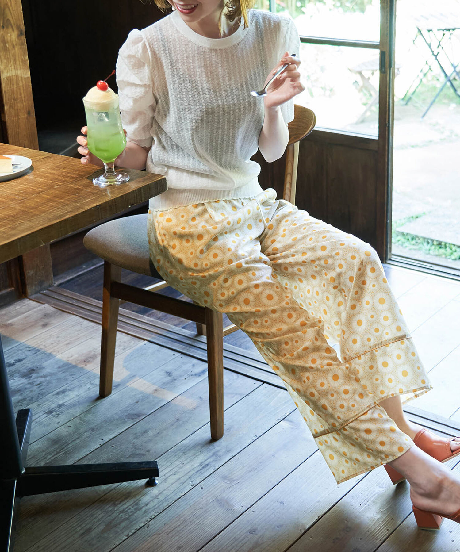 Rope&rsquo;Picnic「アデリアレトロ&times;ROPE' PICNIC/レトロ柄パンツ」|その他|