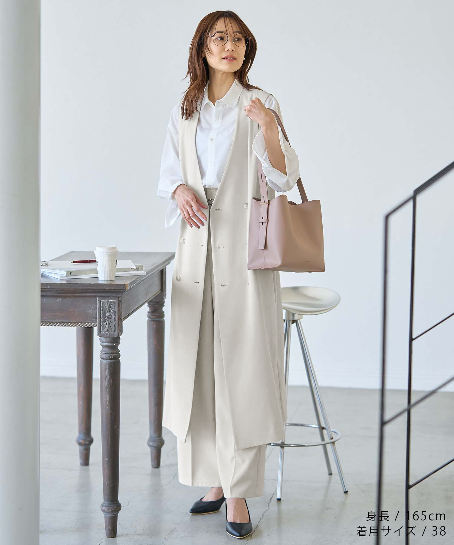 Rope&rsquo;Picnic「ジレジャンパースカート/UVカット・接触冷感・リンクコーデ」|ジャンパースカート|