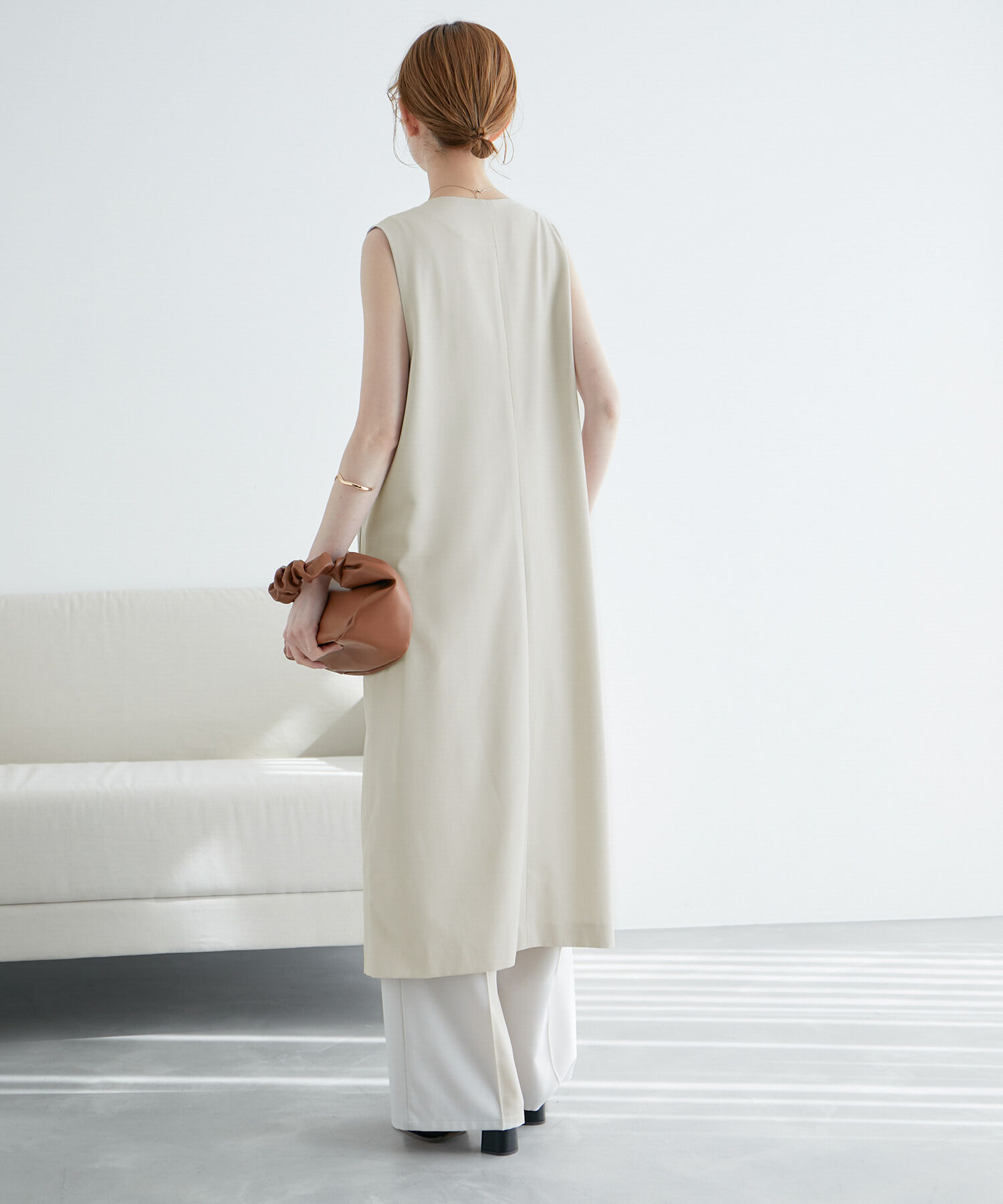 Rope&rsquo;Picnic「ジレジャンパースカート/UVカット・接触冷感・リンクコーデ」|ジャンパースカート|