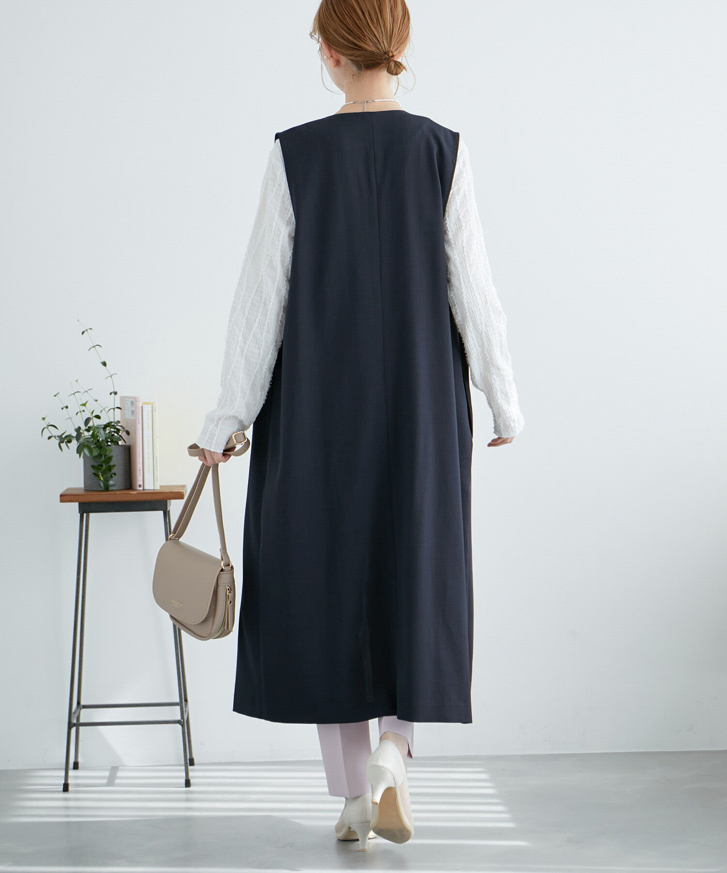 Rope&rsquo;Picnic「ジレジャンパースカート/UVカット・接触冷感・リンクコーデ」|ジャンパースカート|