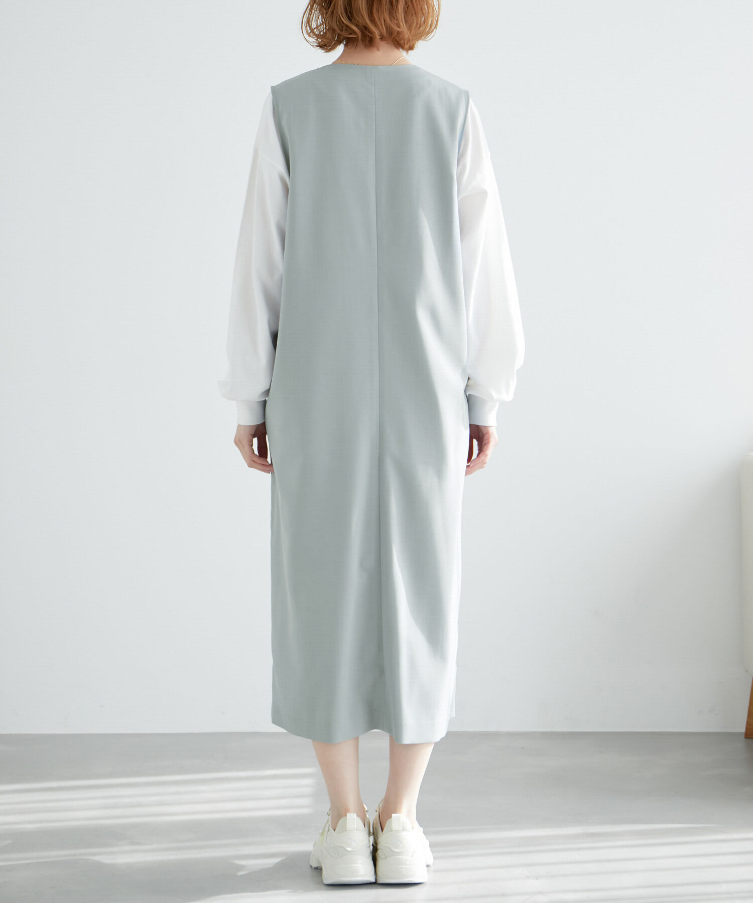 Rope&rsquo;Picnic「ジレジャンパースカート/UVカット・接触冷感・リンクコーデ」|ジャンパースカート|