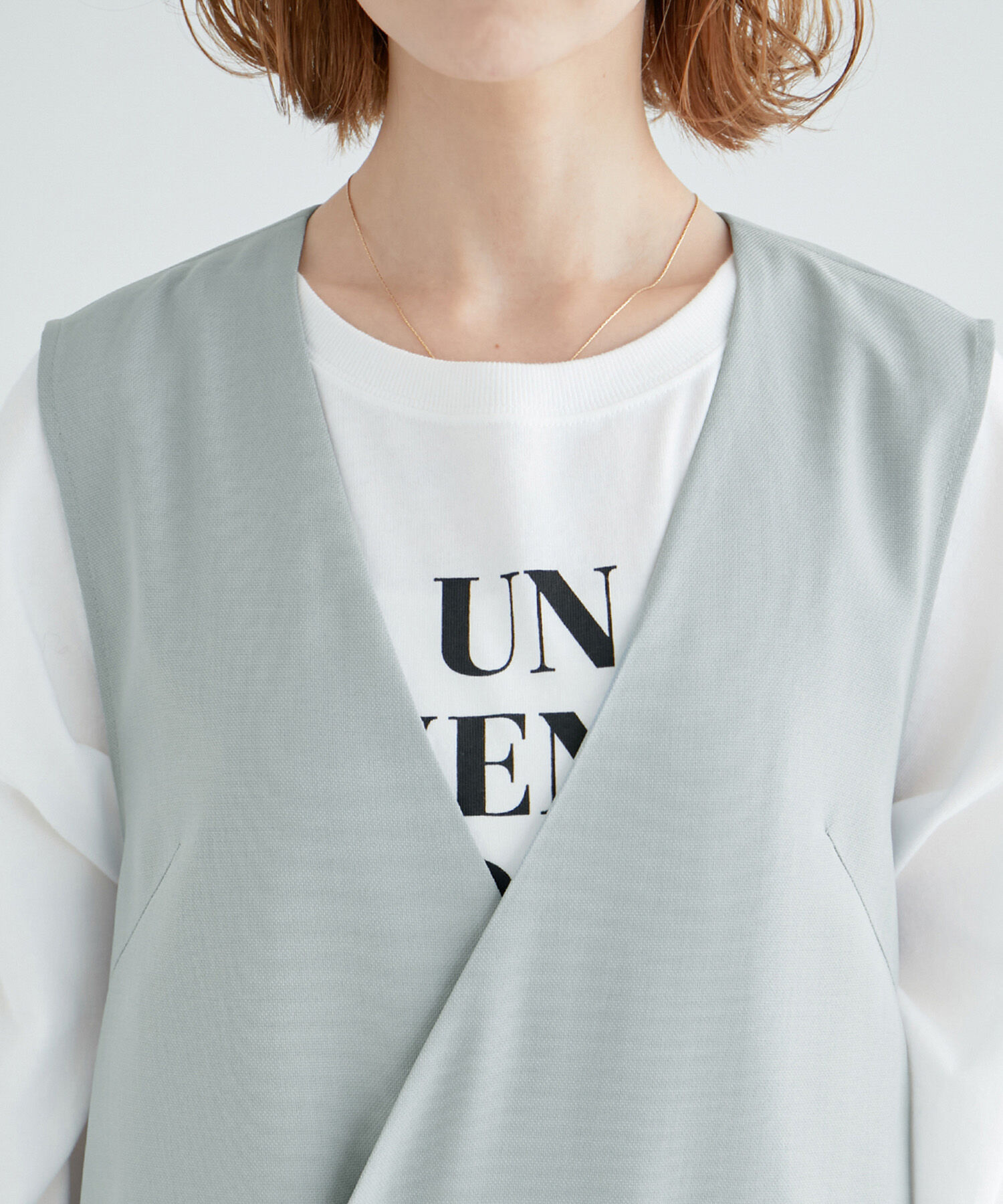 Rope&rsquo;Picnic「ジレジャンパースカート/UVカット・接触冷感・リンクコーデ」|ジャンパースカート|