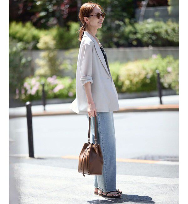 Rope&rsquo;Picnic「【接触冷感・吸水速乾・防シワ】エフォートレスリラックスジャケット/通勤・セットアップ対応」|テーラードジャケット|