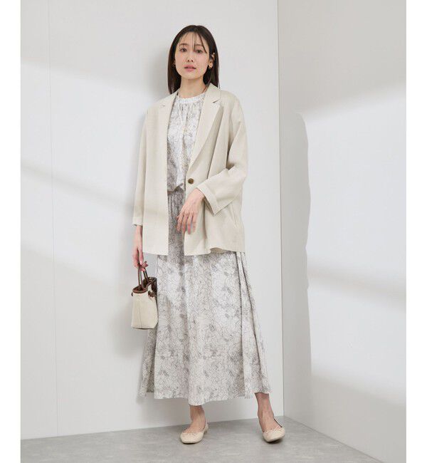 Rope&rsquo;Picnic「【接触冷感・吸水速乾・防シワ】エフォートレスリラックスジャケット/通勤・セットアップ対応」|テーラードジャケット|